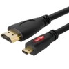 Cmple Micro HDMI to HDMI Cable Gold Plated - 3