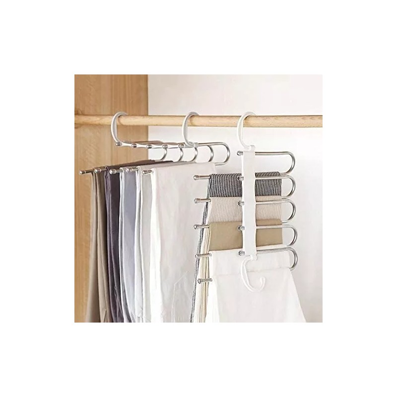 Extreme Gancho Para Pantalones Acero Inox 5 En 1 Plegable