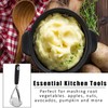 Potato Masher, Potato Masher Heavy, Non-Stick Potato Ricer, Stainless Steel