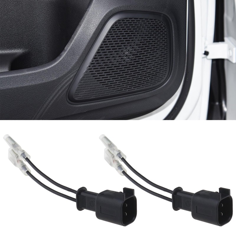 OTOTEC Pack of 2 Car Speaker Cable Adapter Car Horn