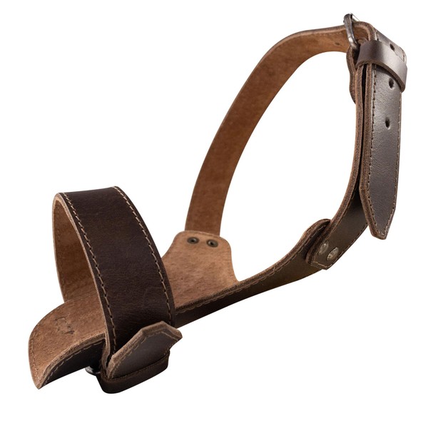 TACO DOG, Adjustable Muzzle, Prevents Chewing, Rustic Guard, Pet Accessory,