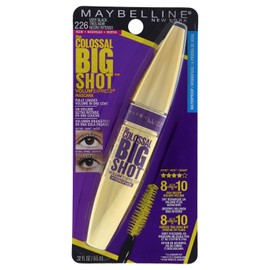 Maybelline Mascara para Pestanas a Prueba de Agua,The Colossal Big Shot, Very Black, 9.5 ml