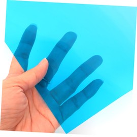 DOITOOL 10pcs Blackout Sheets PVC Film Sis Gel Gels for Dyslexia Overlay Light Filters for Reading Computer Screen Photo Party Video