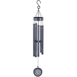 Sunset Vista Designs 93564 Durable Metal Vista Classics Galaxy Wind Chime, 41-Inch, Gray