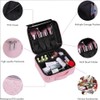 Hometric Make up Organizer Bag with Makeup Brush Set for