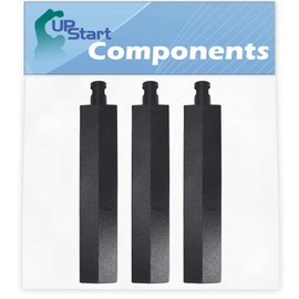 UpStart Components 3-Pack BBQ Gas Grill Tube Burner Replacement Parts for Bull 47629 - Compatible Barbeque Cast Iron Pipe Burners 15 3/4"