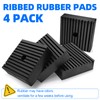 Bekith 4 Pack Anti Vibration Pads, Ribbed Rubber Vibration Isolation