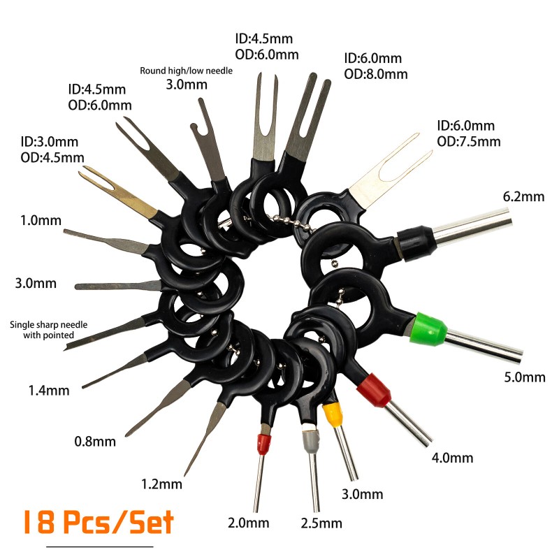 AUTOXBERT 52x Terminal Removal Tool Kit Extractor Pin Car Wire