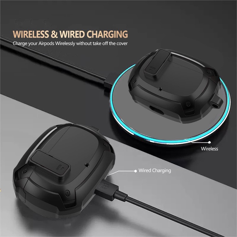 Beats Studio Buds/Studio Buds+ Case Cover 2021/2023 Men Lock Clip