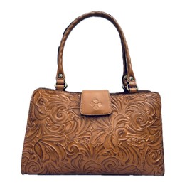 Patricia Nash Rienzo Satchel (Cognac)
