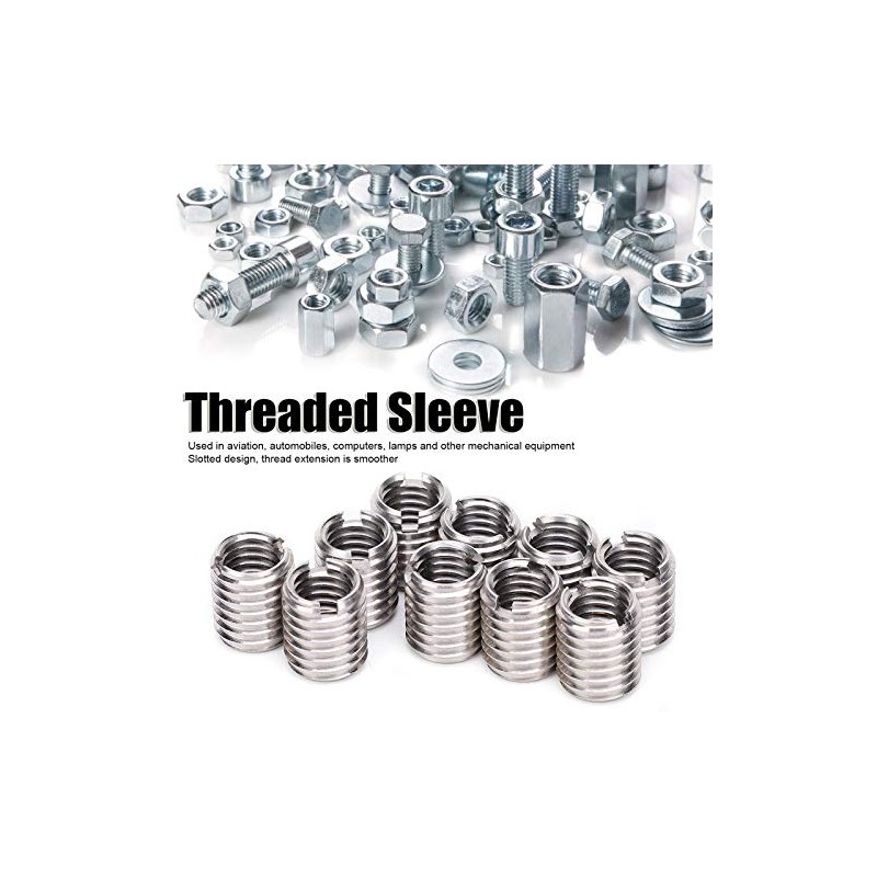 Insert Nut Thread Repair Sleeve, Thread Adapter M10 M8, Screw