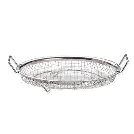 ARFUKA Colander Stainless Steel Colander with Handle Pasta Strainer Food Strainer Basket for Pasta Spaghetti Fries Food Kitchen