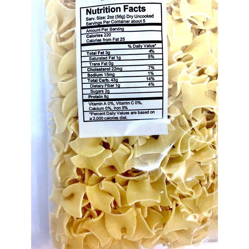 Kelemen Homemade Broad Large Square Egg Noodles 285g (Pack of