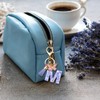 MORSUNBELA Keyring Letter Keyring with Initial Letter Butterfly Keyring Teenager
