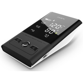 Rgdood Automatic Upper Arm Blood Pressure Monitor, Large Display Dual User 2x90 Memory, Digital BP Machine with (8.5"-16.5") Adjustable Cuff, Fast & Accurate BP Monitor (Black/White-AES392)