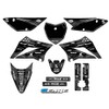 2010-2023 KLX 110 Apache Grey Senge Graphics Complete Kit Compatible