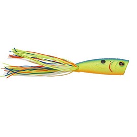 Berkley Power Pop Fishing Hard Bait Blue Back Chartreuse, 70mm - 1/2 oz