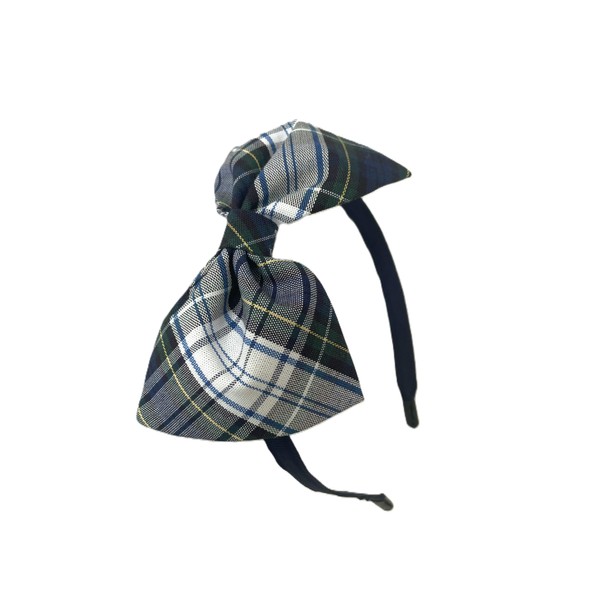 ClassExceed School Headband, Plaid bow headband, back to school, available