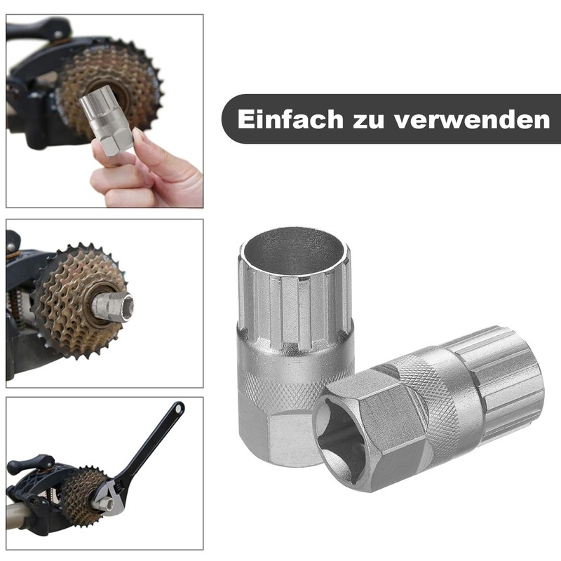 2 Pcs Bicycle Cassette Tool, Sprocket Puller Accessories Tool, Cassette