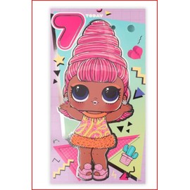 LOL Surprise LO003 "7th" Birthday Card
