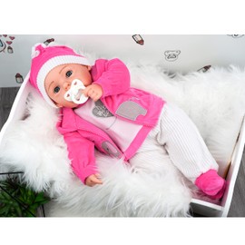 Bibi Doll - Baby Doll Clothes Set Of Two Outfits Suitable For 20" Baby Doll (Pink Elephant and Light Pink Set)