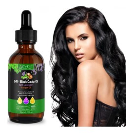 Aceite Puro Ricino Amla Semilla Negra Hidratación Kit 2x60ml