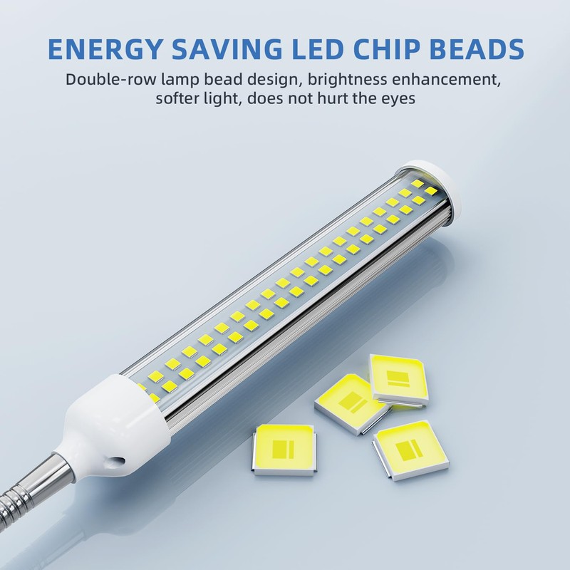 LED Magnetic Work Light, 15W high Brightness,Flexible Gooseneck lamp with