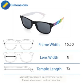 Colourful Gay Pride Drifter Rainbow Style Sunglasses (WSPSG4)