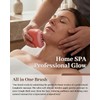 Lymphatic Contour Face Brush, Silicone Face Brush for Lymphatic Drainage