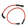2 Pcs 8mm Spark Plug Wire Set Rubber Sparking Plug
