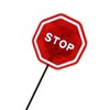 Pissente Garage Parking Stop Sign with LED Flashing Alert, Adjustable