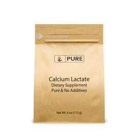 Pure Original Ingredients Calcium Lactate (4oz) Calcium Supplement, Electrolyte, Non-GMO