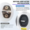 NGHEY Car Door Lock Buckle, Silicone Interior Modification Lock Buckle,