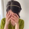 Gold Headband Thin Headband Gold Metal Headband for Women Girls