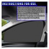 UHANBUT Magnetic Car Front Window Sun Shade, Full Blackout Auto