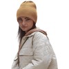 Beechfield B384R Oversized Cuffed Hat, light grey