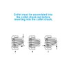 HHIP 3900-5128 Hex ER-32 Collet Block