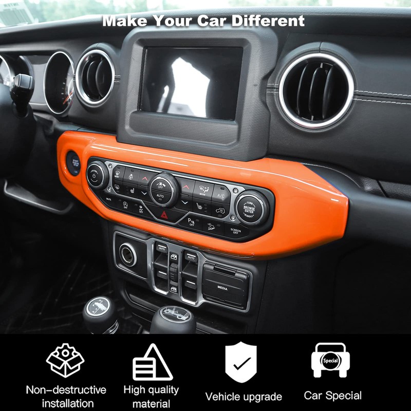 RT-TCZ Center Console Air Conditioner Control Panel Trim Cover Dashboard