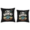 I Dig Agronomy Throw Pillow