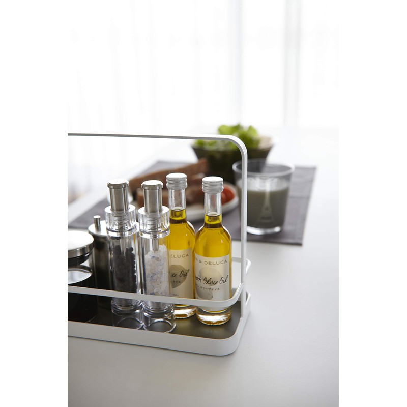 Yamazaki Spice Rack, Alloy Steel, White, One Size