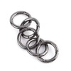 5PCS Zinc Alloy Round Carabiner Spring Snap，snap Hook Clips Hook