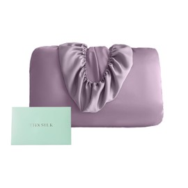 THXSILK Silk Pillow Cover, One Side 100% Silk, Back with Tencel, Telescopic Design, Highest Grade 6A, OEKO Certified, Washable, Reduces Sleeping Hair, Beautiful Skin, Antistatic, Anti-Mite,