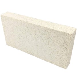 Lynn Manufacturing Insulating Fire Brick, 2300F, Split 9" x 4.5" x 1.25", for Kilns, Forges, Metal Clay Firing, Jewelry Soldering, K-23 FireBrick, Single, 3143P