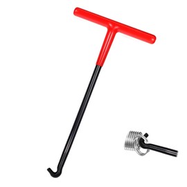 LIQWEI Auspuff Federhaken Metall, T Haken Motorrad Federzieher Montagehaken Stahl Federzug Haken 16 x 8 cm Bremse Federhaken für Fahrräder Trampoline Motorräder Motorrad Werkzeug