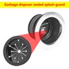 Qrity 1 Pcs Sink Disposal Splash Guard, 80mm Kitchen Sink