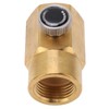 CO2 Cylinder Cartridge Adapter Household Soda Bottle Brass Refill Connector