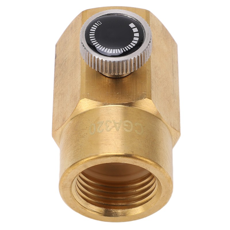 CO2 Cylinder Cartridge Adapter Household Soda Bottle Brass Refill Connector