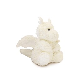Soft Dinosaur Plush Pillow, Cute Flying Dragon Plush Toy, Perfect Hugging Gift and Birthday Gift for Kids and Adults, 7.9 Inches, White