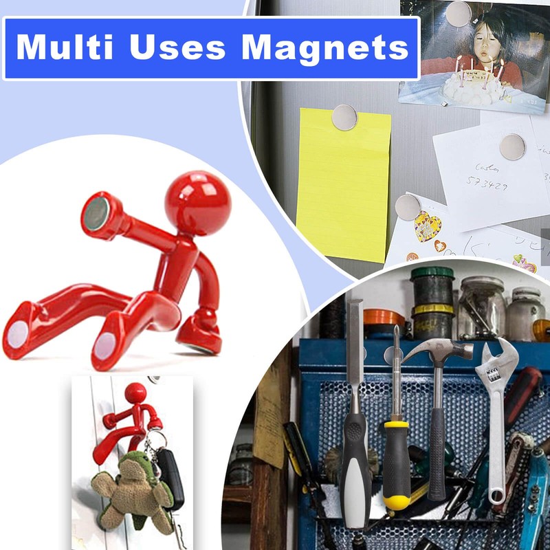 55Pcs Fridge Magnets, Small Fridge Neodymium Magnets Crafts Magnets for