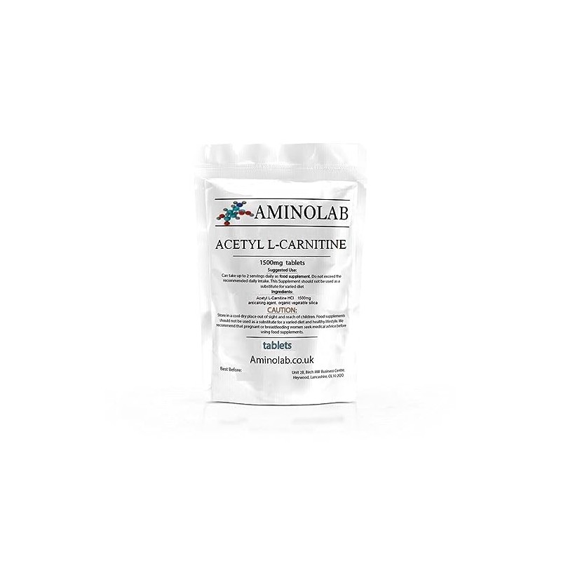 Aminolab - High Strength N-Acetyl L-carnitine 1500mg 60 Tablets